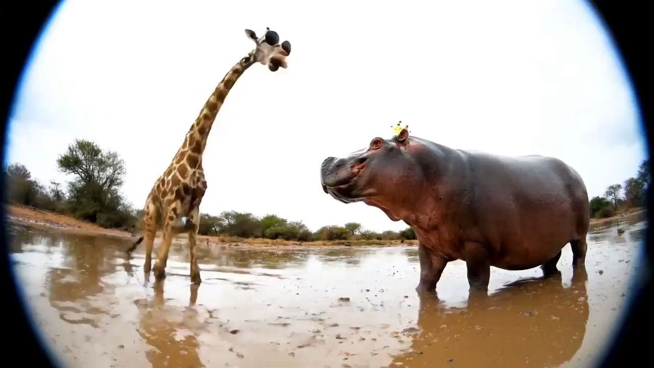 The giraffe's flow! 